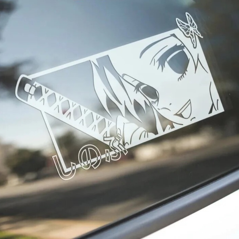Demon Slayer Shinobu Vinyl Decal Laptop Sticker Car Decal